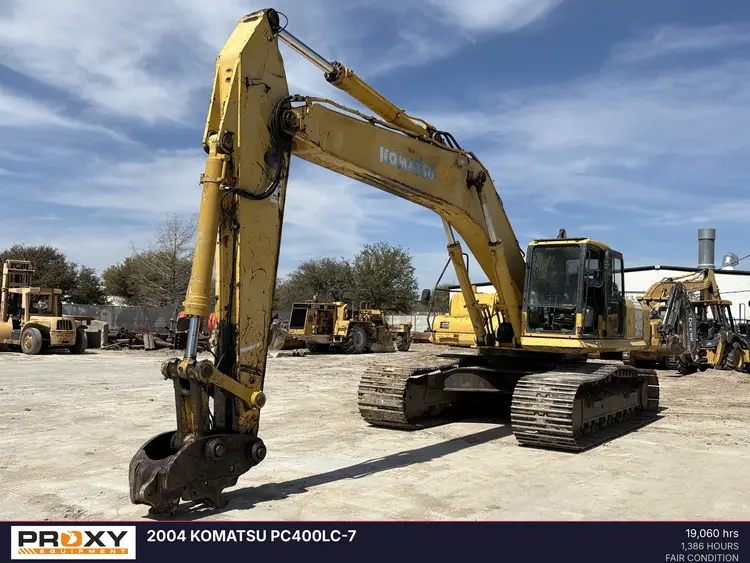 Used 2004 KOMATSU PC400LC-7 Excavators Texas US | Proxy Equipment #1383070