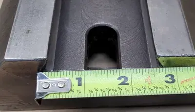 LATHE TOOL POST HOLDER 3-1/4” H X 6” L X 2-3/8” W, WEDGE 2-3/4”, CAPACITY 2-1/8”