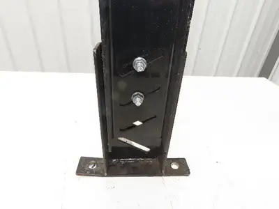 Single Conveyor Leg Stationary Floor Support 34"-39-1/2"Adj H Black  Lot of 2