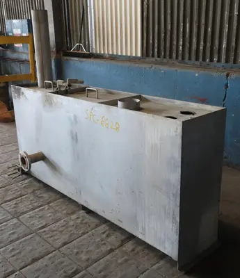 SPC8828  Tank 235 gallon vertical tank, Stainless Steel, flat rectangular tank