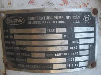 USED CLOW N-162