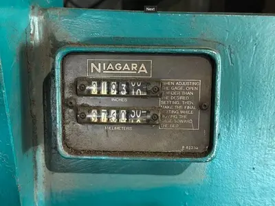 Used 1982 NIAGARA 68 Power Squaring Shears (Gauge) Ohio US | G-2000, Inc. #1323209