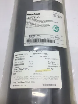 Raychem NHVS-823S Joint Splice Kit for 1/C Metallic Tape Wire Shield