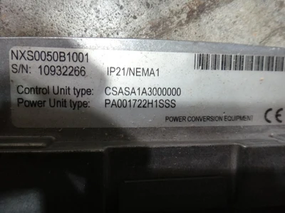 Honeywell 4-5 HP VFD, Type NXS0050B1001