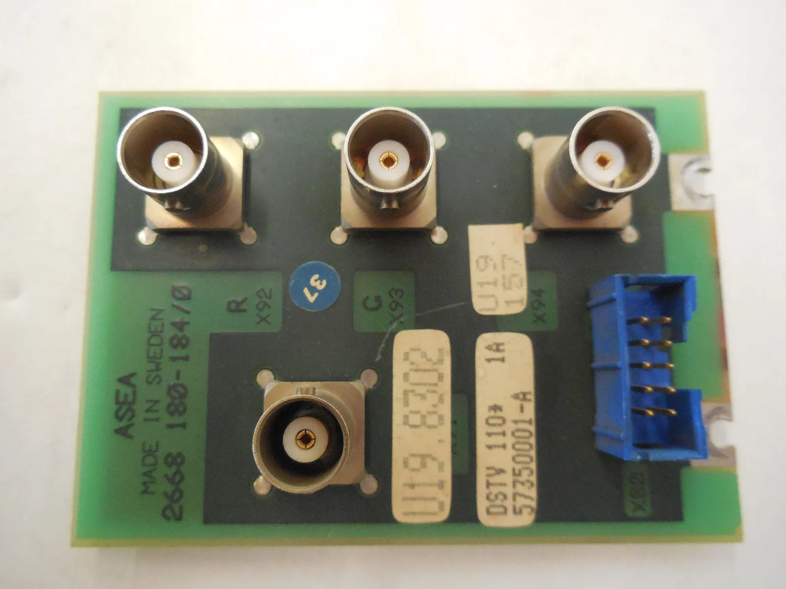 ASEA BROWN BOVERI 57350001-A PC BOARD DSTV-110 57350001A