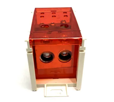 BDBLCS4K1FS | Burndy  1-Pole Finger-Safe Power Distribution Block 600V 620A CU9AL - New Other