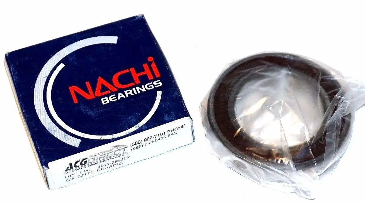 NEW NACHI 6011-2RSJEM SEALED BALL BEARING 60112RSJEM