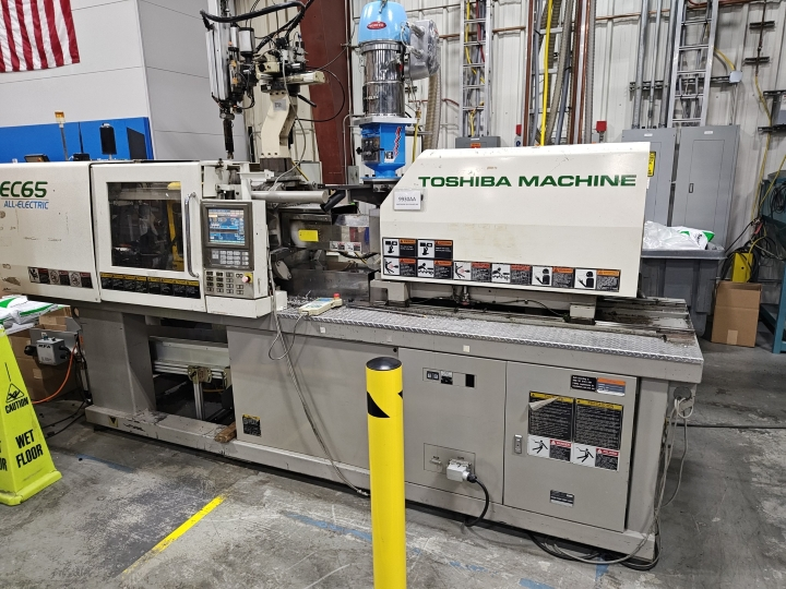 Used 2003 TOSHIBA EC65V21-1.5B Injection Molding Machines Massachusetts US | Hunter Plastics #787977