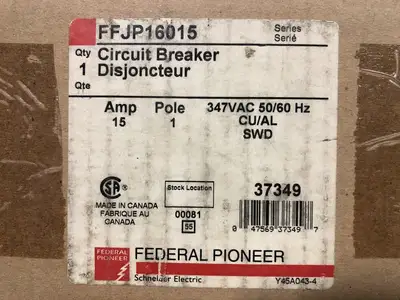 New | in-Stock FEDERAL PIONEER FFJP16015 Switchgears British Columbia CA | Lenmark #244324