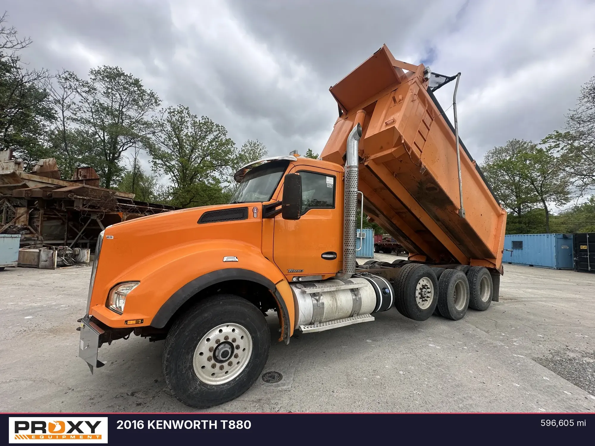 Used 2016 KENWORTH T880 Dump trucks New Jersey US | Proxy Equipment #1388780
