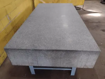 8' X 4' X 14" CHALLENGE PRECISION LAYOUT INSPECTION GRANITE TABLE: STOCK #23803