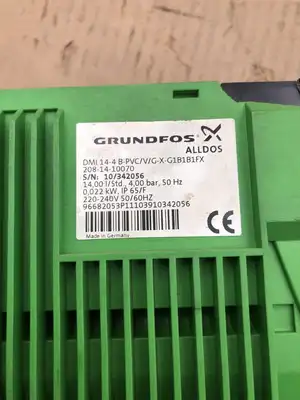 Grundfos DMI 14-4 B-PVC/V/G-X-G1B1B1FX Mechanical Dosing Pump 58PSI 0.22kW