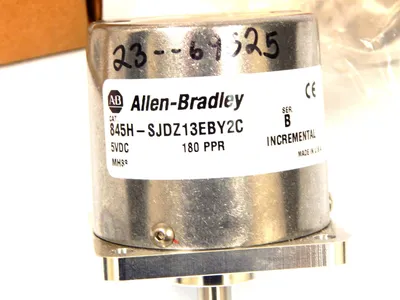 NEW ALLEN BRADLEY 845H-SJDZ13EBY2C SER. B ENCODER 5VDC, 180PPR 845HSJDZ13EBY2C