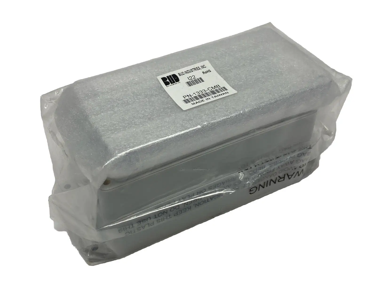 New | in-Stock Bud Industries Clear Cover Plastic Enclosure Box IP65 NEMA 4X Electrical Boxes Michigan US | Maverick Industrial Sales #1390619