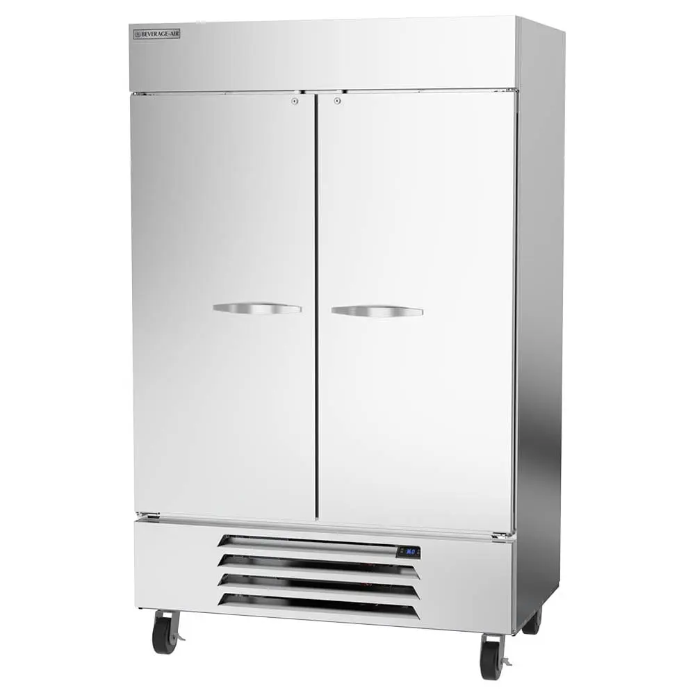 Beverage-Air HBRF49HC-1-A 52" Horizon Series Two Section Commercial Combo Refrigerator Freezer - Solid Doors, Dual Temp, 115v