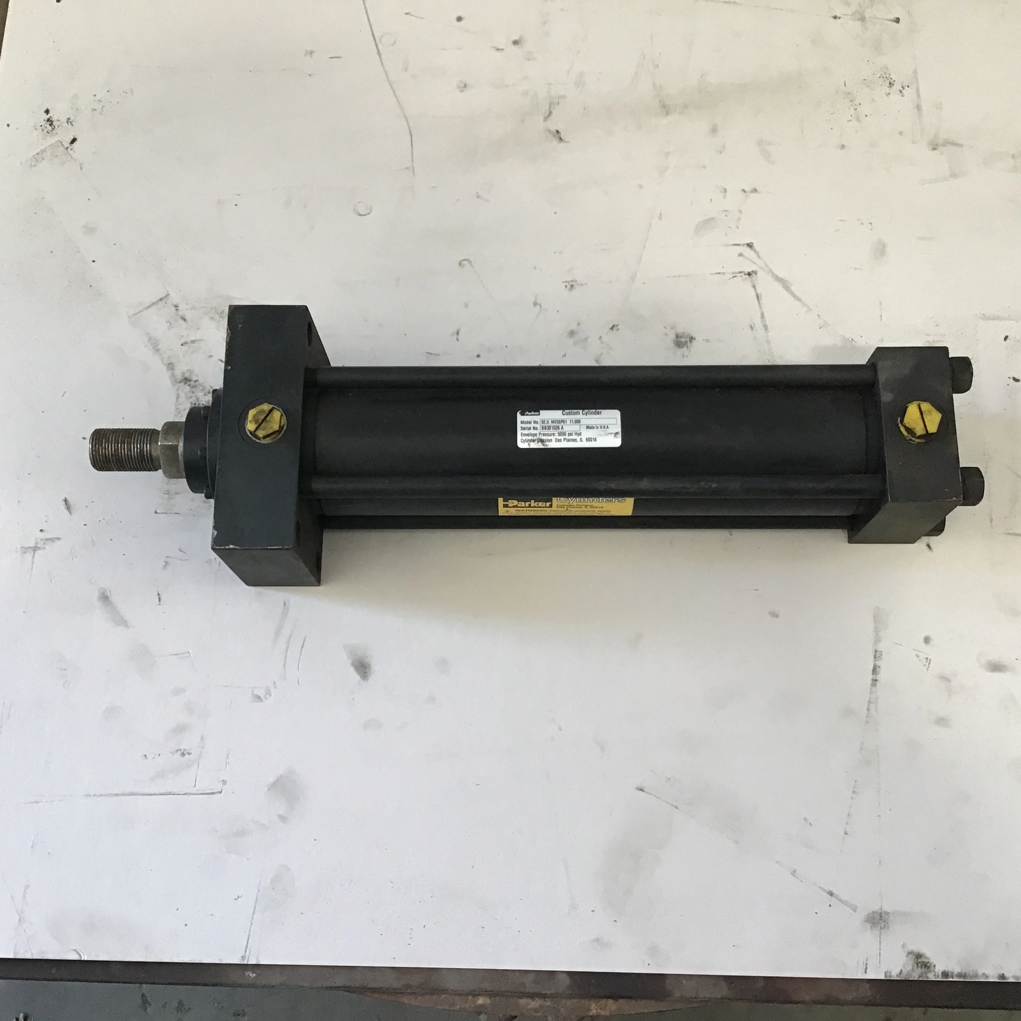 Parker 02.5. ME5SP61 11.000 Heavy-Duty Air Cylinder Envelope Pressure 5000PSI Hyd