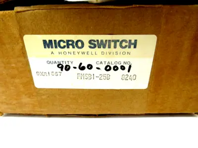 NEW HONEYWELL MICROSWITCH FMSB1-25 PROXIMITY SWITCH FMSB125