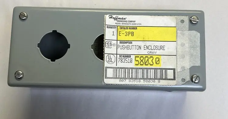 New | in-Stock HOFFMANN E-3PB Miscellaneous Equipment (Electrical & Power) | Surplus Asset Holdings #1195003