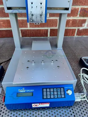 USED TECHON TSR2201 DISPENSING ROBOT 3-AXIS 200MM X 200 MM