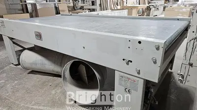 USED 2009 CEFLA MITO USED AUTOMATIC SPRAY FINISHING SYSTEM C/W SORBINI CLEANING BRUSH MACHINE