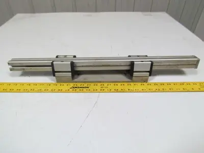 80/20 Inc 40mmx40mm T slotted profile-four open T-slots 28"w/1 endcap