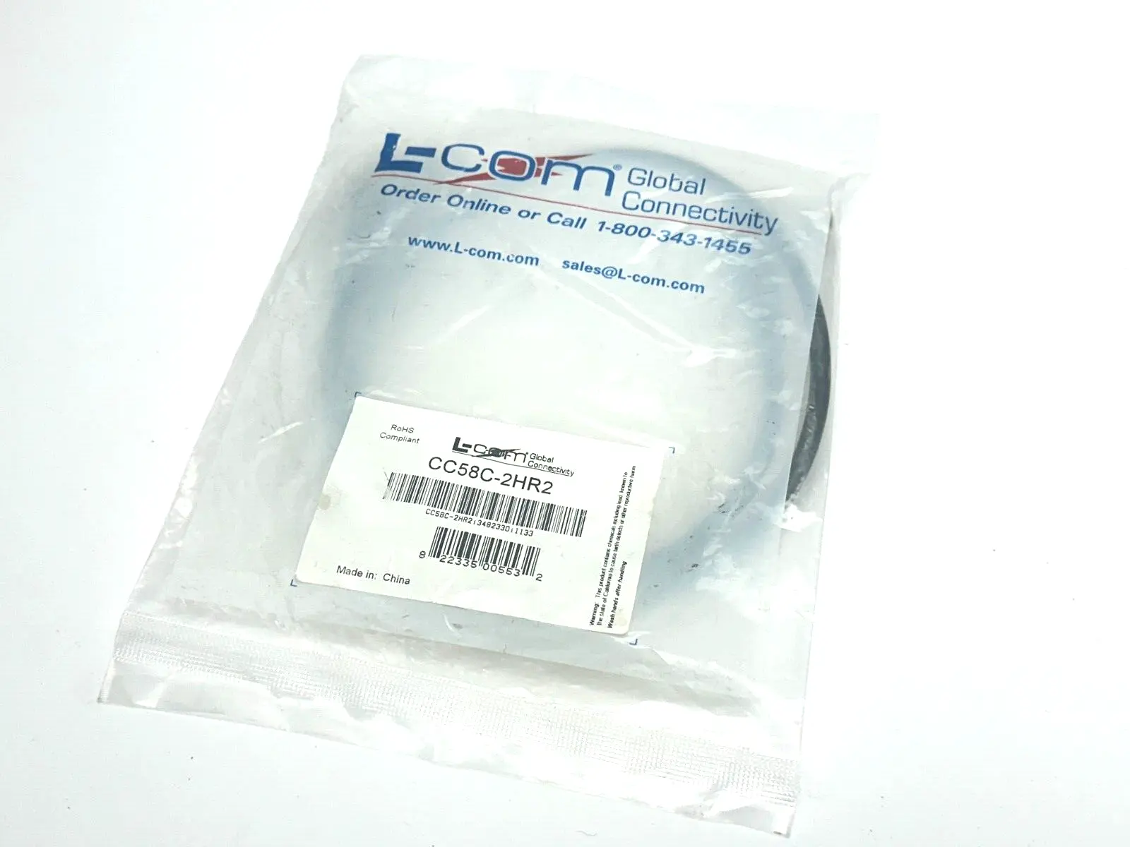 New | in-Stock L-Com CC58C-2HR2 Cable & Wire Michigan US | Maverick Industrial Sales #1483282