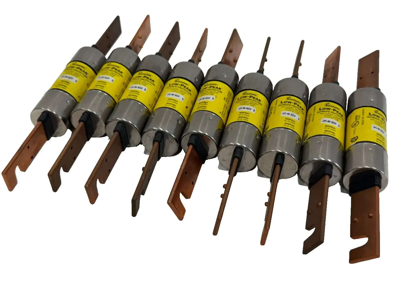 NEW LOT OF 9 BUSSMANN LPS-RK-80SP FUSES LPSRK80SP