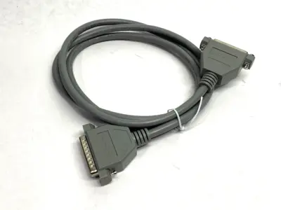 USED L-COM ECONOMY MOLDED D-SUB CABLE DB25 MALE TO FEMALE 5FT