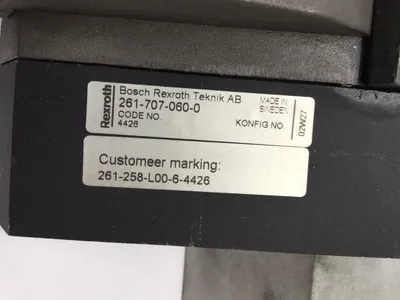 261-707-060-0 / 261-209-060-0 | Rexroth 261-707-060-0 Teknik AB Pneumatic Solenoid Valve Manifold, 261-209-060-0 - Used