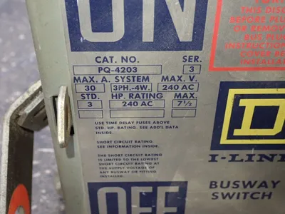 USED SQUARE D PQ4203