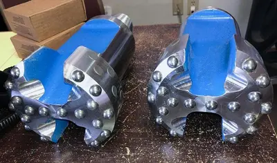 New | in-Stock TRIDENT SUPREME 6" FLAT FACE CARBIDE BUTTON CABLE TOOL DRILL BIT Drills Pennsylvania US | East West Machinery & Drilling #1417749