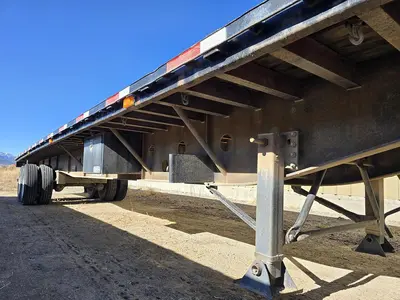 Used 2001 TRANSCRAFT 48' Flatbed Trailers Utah US | Berry Machinery #910873