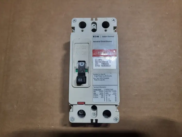 Used EATON CUTLER-HAMMER FDB2060L Switchgears British Columbia CA | Lenmark #1433523