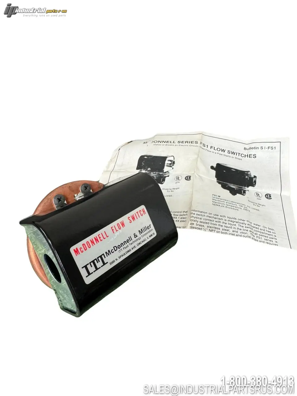 New | in-Stock MCDONNELL FS1 FLOW SWITCH Relays & Switches Kentucky US | Industrial Parts R Us Inc. #1543122