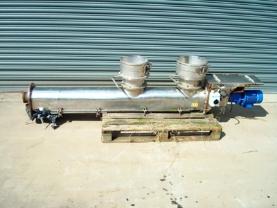 S/S U section conveyor 200mm x 1800mm long