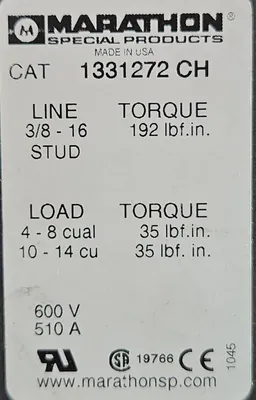 MARATHON 1331272-CH SPECIAL PRODUCTS Module 4D-21