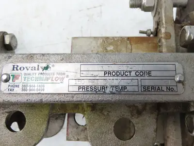 Rovalve TechnaFlow S17-D 3" Stainless Knife Gate Valve Lug Style Rubber Seat