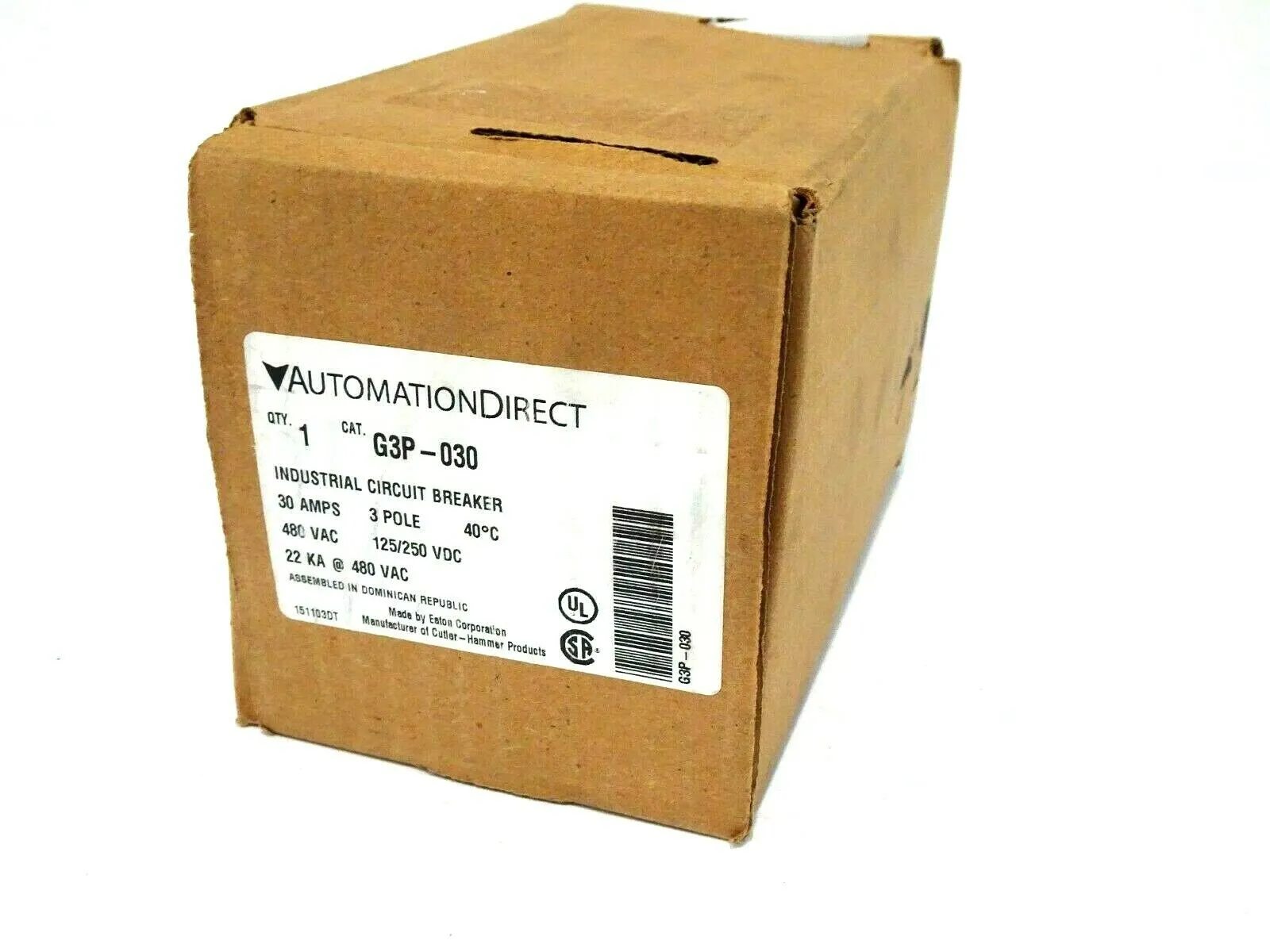 NEW EATON AUTOMATION DIRECT GP3-030 CIRCUIT BREAKER GP3030