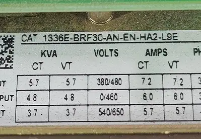 USED Allen-Bradley Allen Bradley 1336E-BRF30-AN-EN-HA2-L9E.