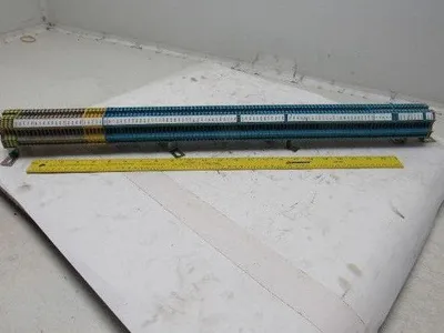 Weidmuller WDU 4 Feed Thru Terminal Contact Block Assembly 100+ DIN Rail Mounted