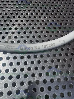 USED ACE SANITARY TSC AF P22095US FLEXIBLE HOSE 50" W/ 1/2" SANITARY FITTING