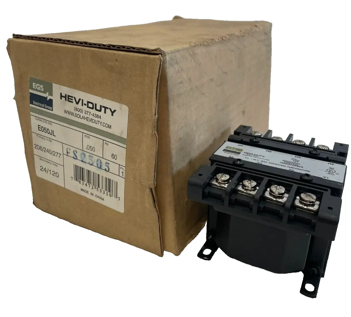 NEW EMERSON SOLA E050JL CONTROL TRANSFORMER 60 HZ