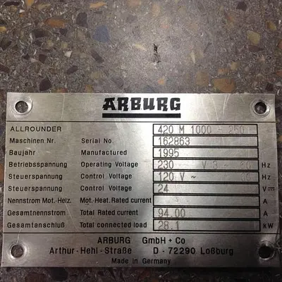 USED ARBURG 4WE6G7353/BG24NK4/A07 SO39