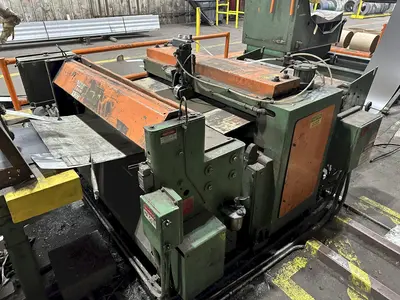 15 STAND  X 3" ARBOR  X 50" PEARSON LOC SEAM ROLL FORMING PANEL MILL. STOCK # 0663325