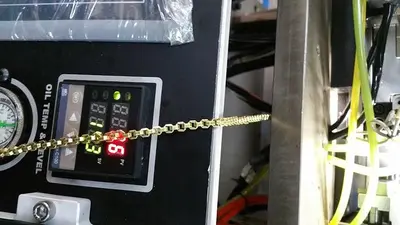 New GoldPro® Automatic Hollow Cable Chain Making with Plasma Welder Machine