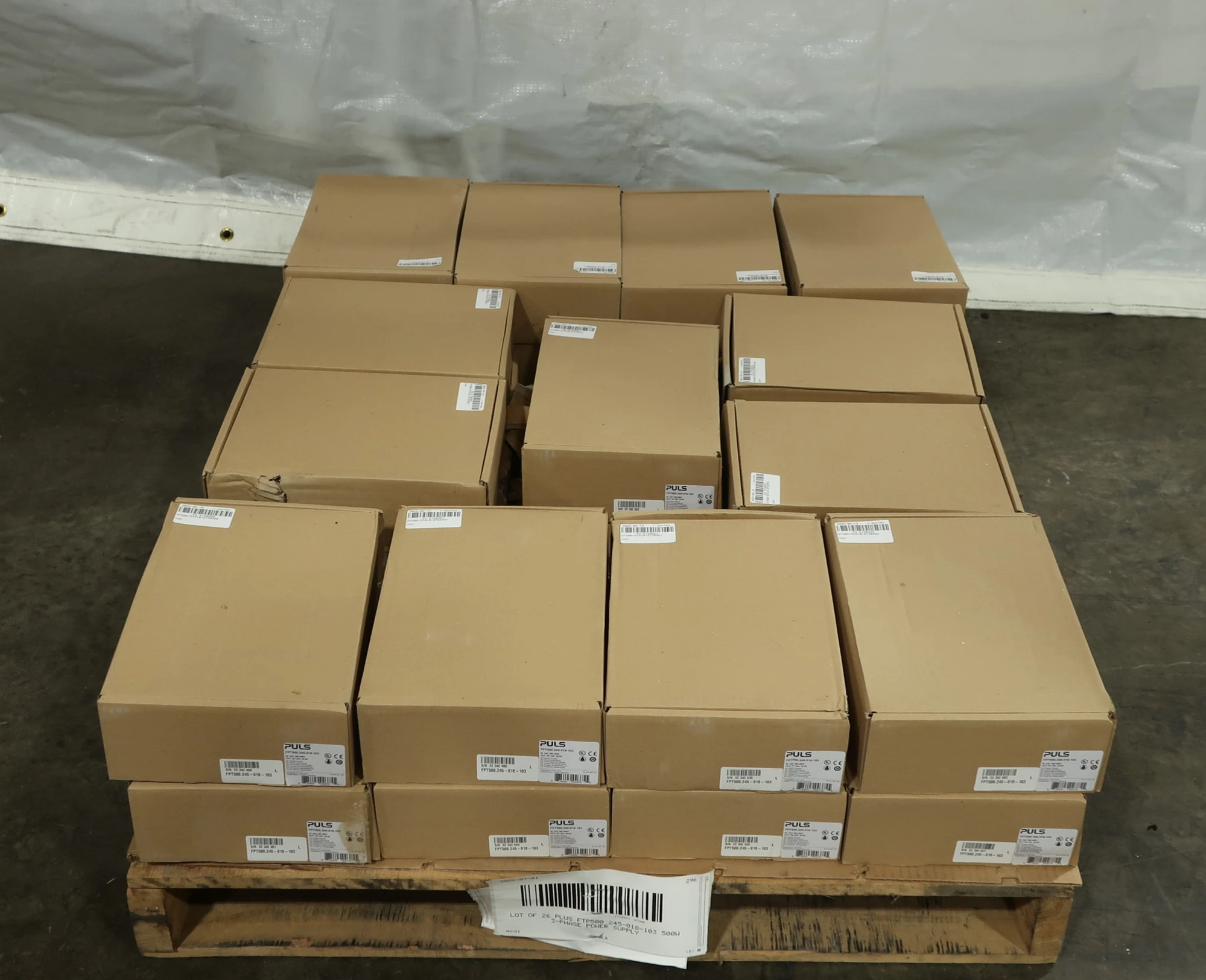 Used PLUS FTP500.245-018-102 AC/DC Power Supplies Ohio US | Aucto #1396614