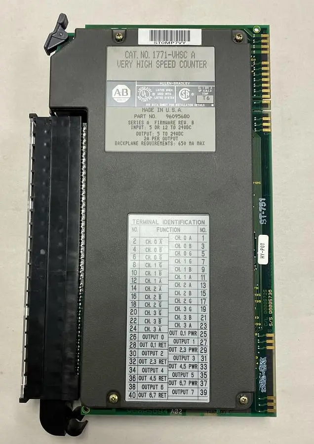 Used ALLEN-BRADLEY 1771-VHSC Industrial Controls Ohio US | Surplus Asset Holdings #1243036