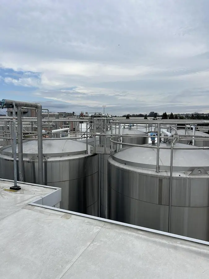 Walker Stainless 20,000 Gallon Jacketed Stainless Steel Storage Tanks SA240/T316L R-717 Lot of 4 1997