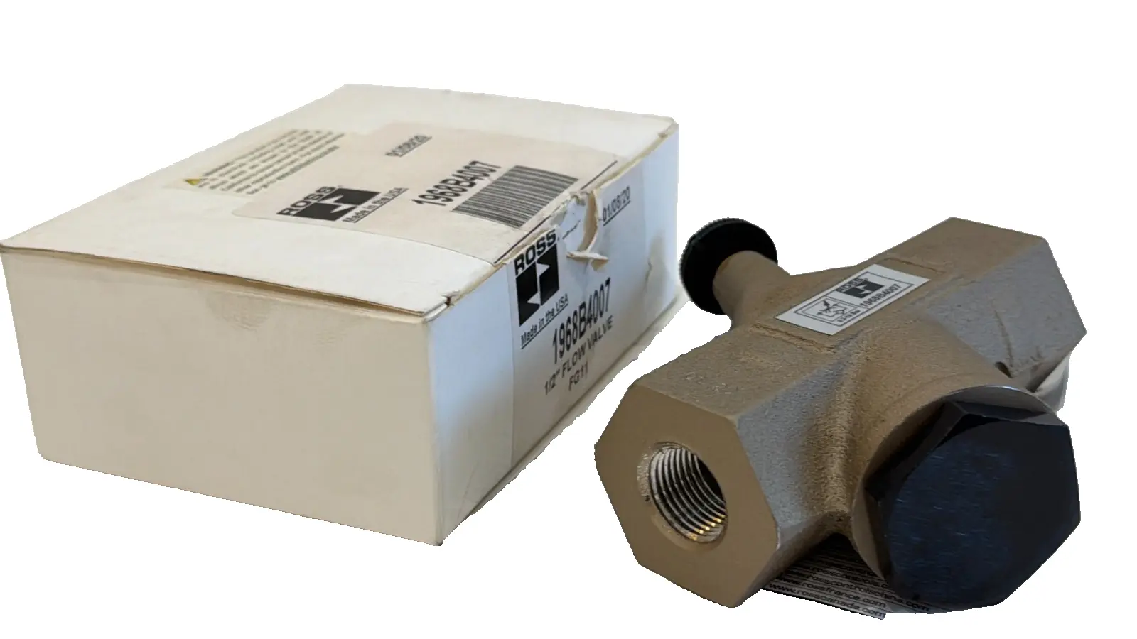 NEW ROSS CONTROLS 1968B4007 1/2" FLOW VALVE
