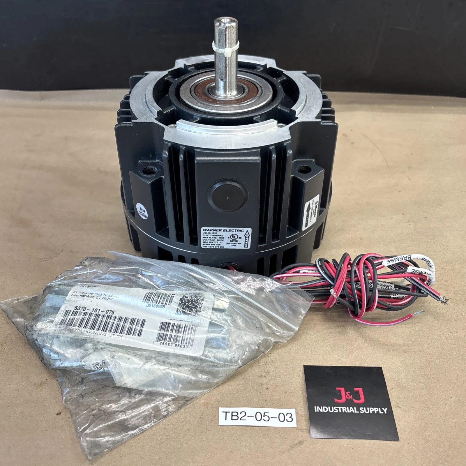 New | in-Stock Warner Electric 5370-273-204 Automotive Parts Indiana US | J&J Industrial Supply #1469070